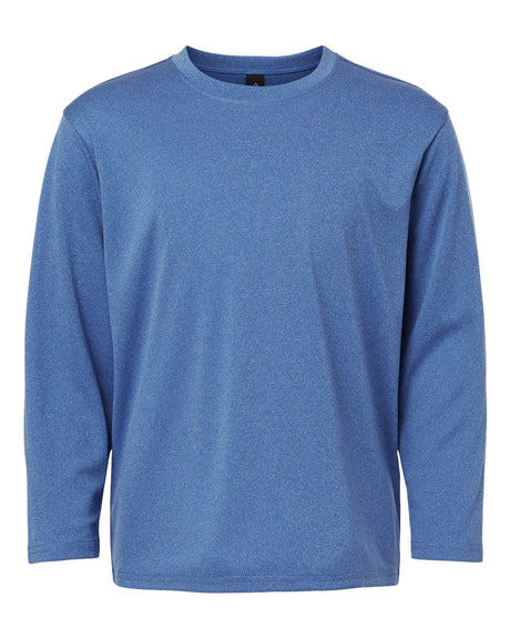 AllPro Youth Pro-Lock Performance Long Sleeve T-Shirt. 48400Y - Heather Royal