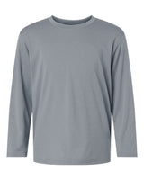 AllPro Youth Pro-Lock Performance Long Sleeve T-Shirt. 48400Y - Heather Steel