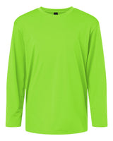 AllPro Youth Pro-Lock Performance Long Sleeve T-Shirt. 48400Y - Lime