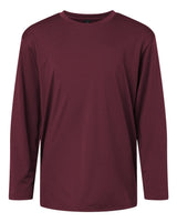 AllPro Youth Pro-Lock Performance Long Sleeve T-Shirt. 48400Y - Maroon