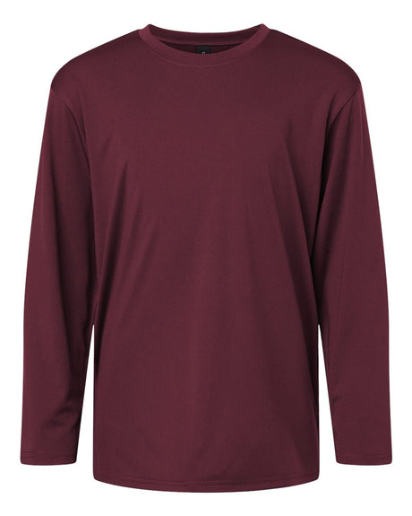 AllPro Youth Pro-Lock Performance Long Sleeve T-Shirt. 48400Y - Maroon