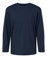 AllPro Youth Pro-Lock Performance Long Sleeve T-Shirt. 48400Y - Navy