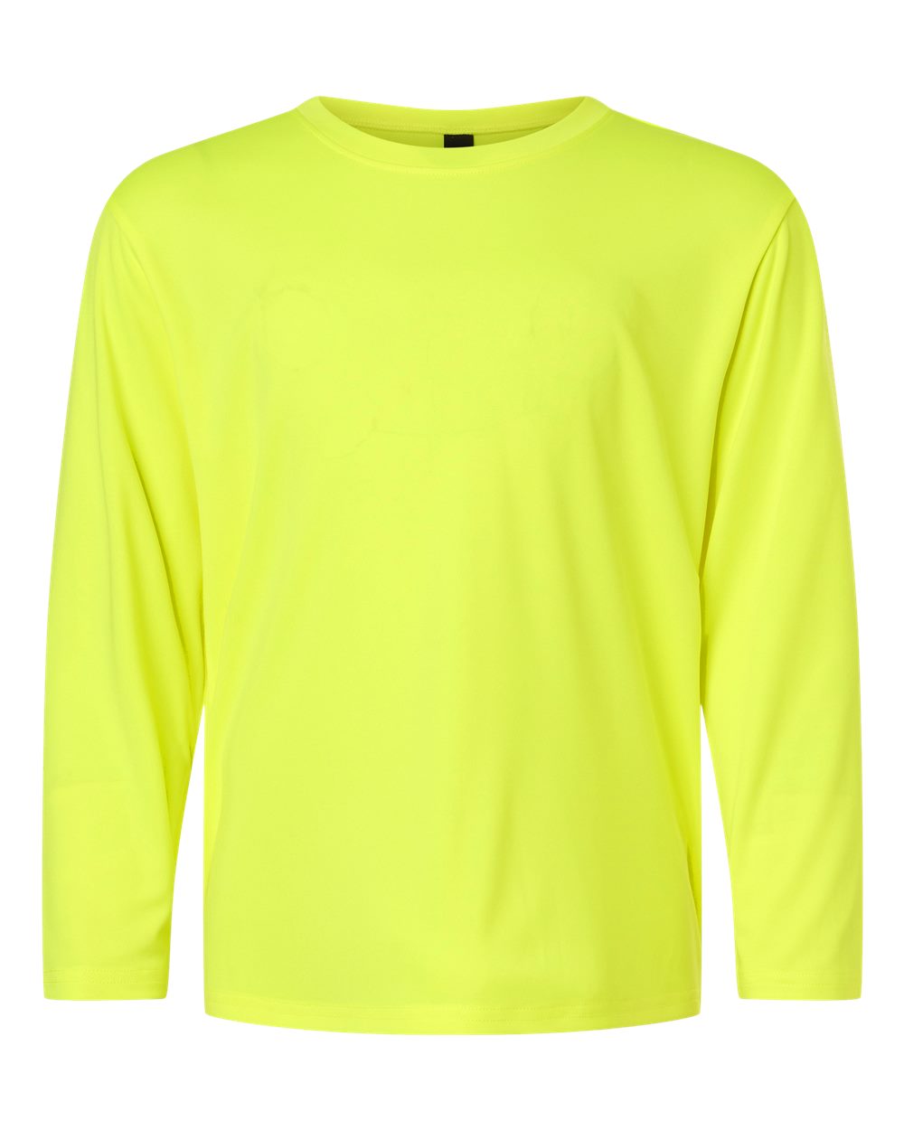 AllPro Youth Pro-Lock Performance Long Sleeve T-Shirt. 48400Y - Neon Yellow