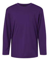 AllPro Youth Pro-Lock Performance Long Sleeve T-Shirt. 48400Y - Purple