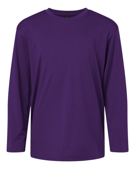 AllPro Youth Pro-Lock Performance Long Sleeve T-Shirt. 48400Y - Purple