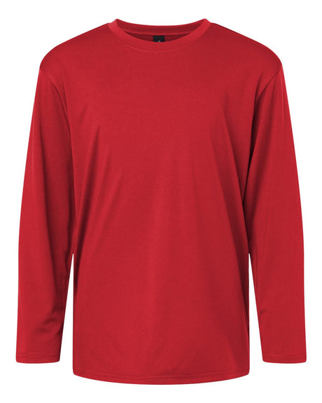 AllPro Youth Pro-Lock Performance Long Sleeve T-Shirt. 48400Y - Red