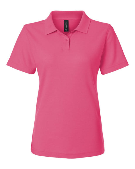 AllPro Women's Pique Polo. 62800L - Bright Pink