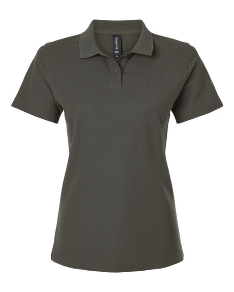 AllPro Women's Pique Polo. 62800L - Charcoal