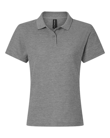 AllPro Women's Pique Polo. 62800L - Heather Granite