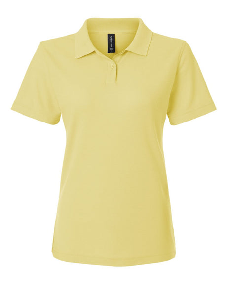 AllPro Women's Pique Polo. 62800L - Light Yellow