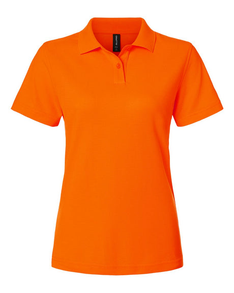 AllPro Women's Pique Polo. 62800L - Deep Orange