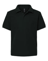 AllPro Youth Pique Polo. 62800Y - Black