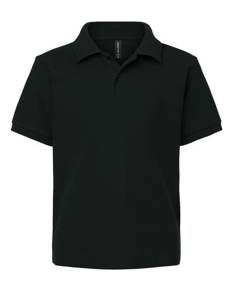 AllPro Youth Pique Polo. 62800Y - Black