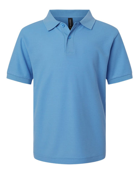 AllPro Youth Pique Polo. 62800Y - Carolina Blue