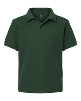 AllPro Youth Pique Polo. 62800Y - Forest Green