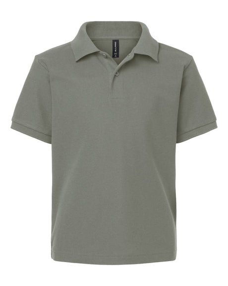 AllPro Youth Pique Polo. 62800Y - Greystone