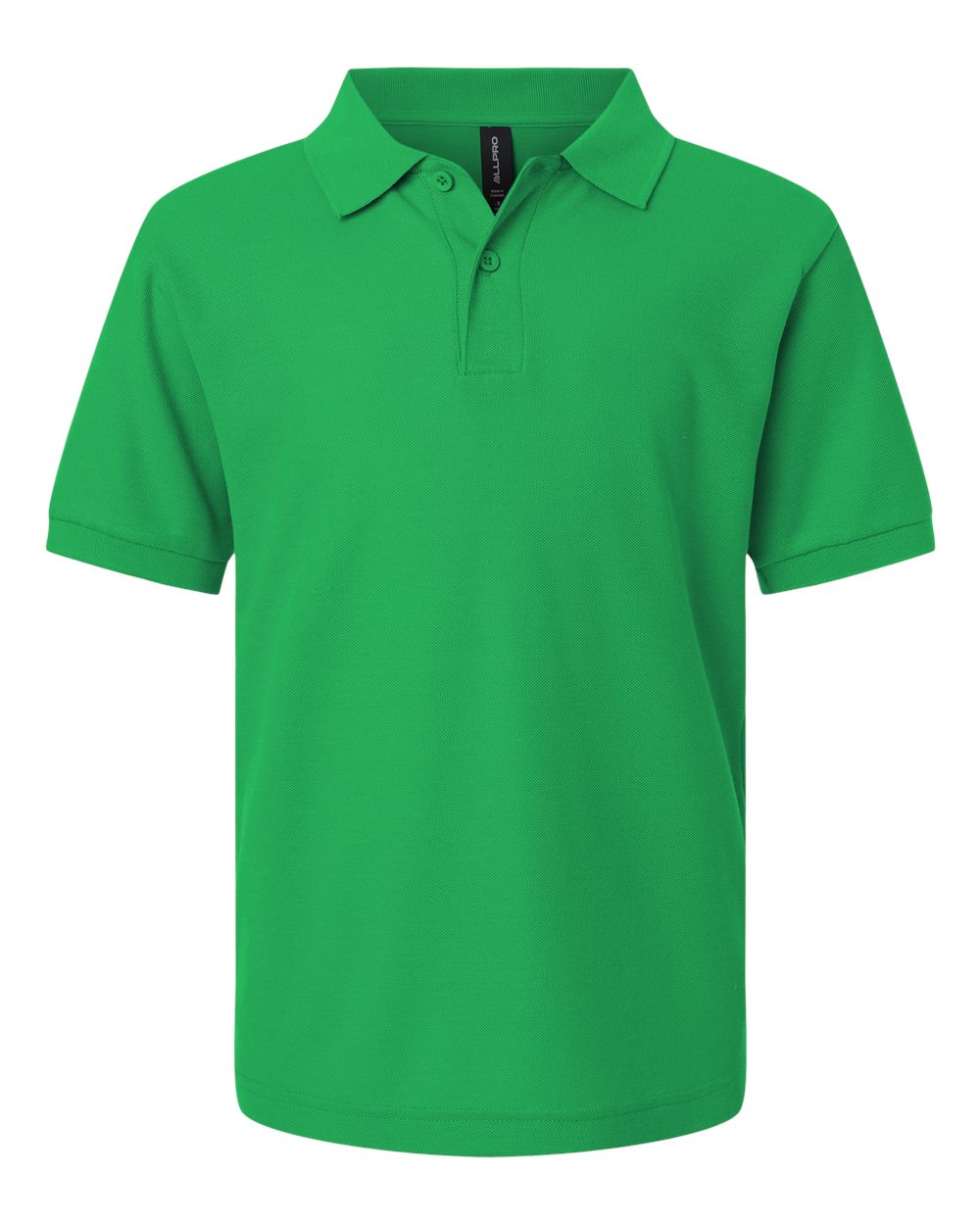 AllPro Youth Pique Polo. 62800Y - Kelly Green