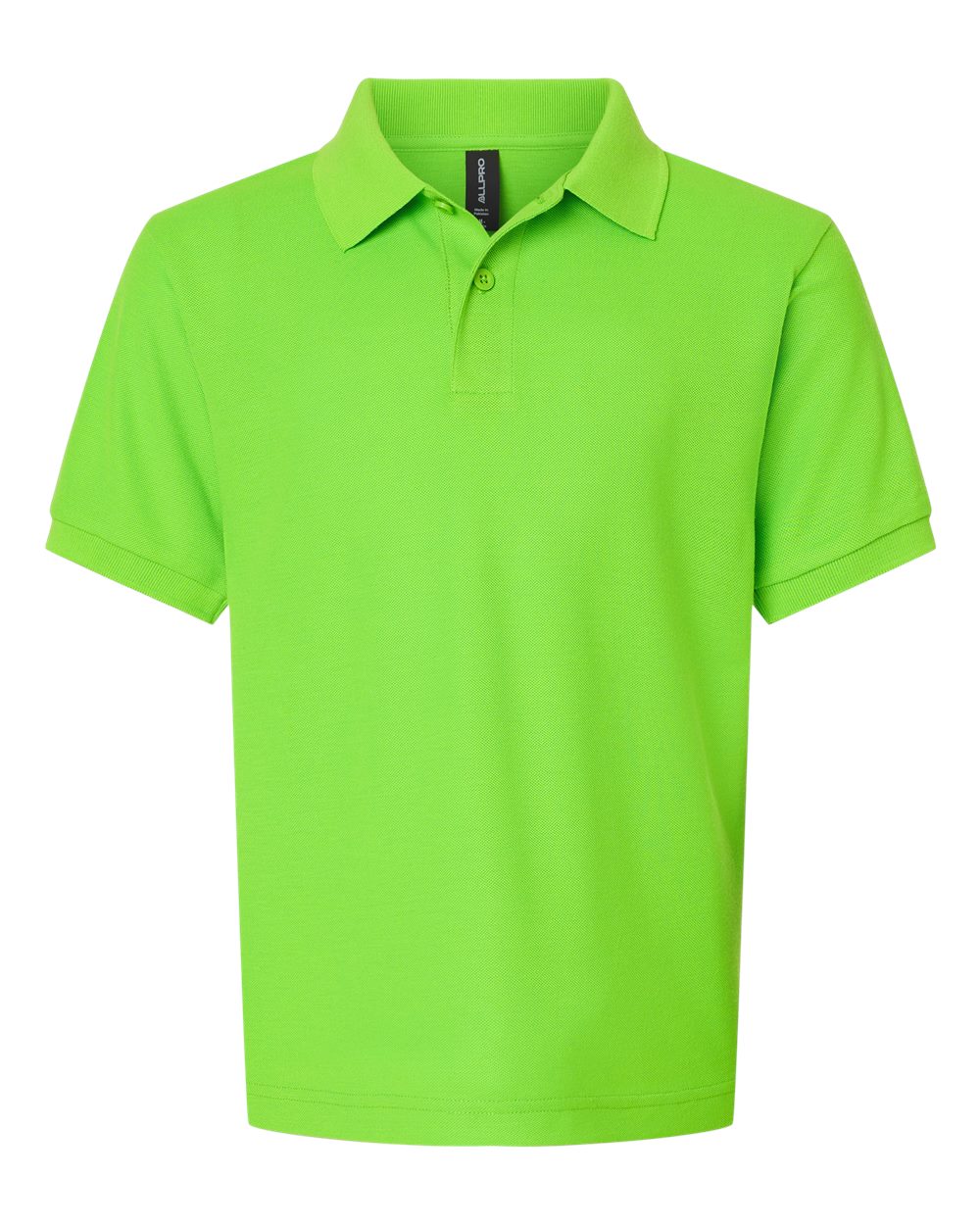 AllPro Youth Pique Polo. 62800Y - Lime