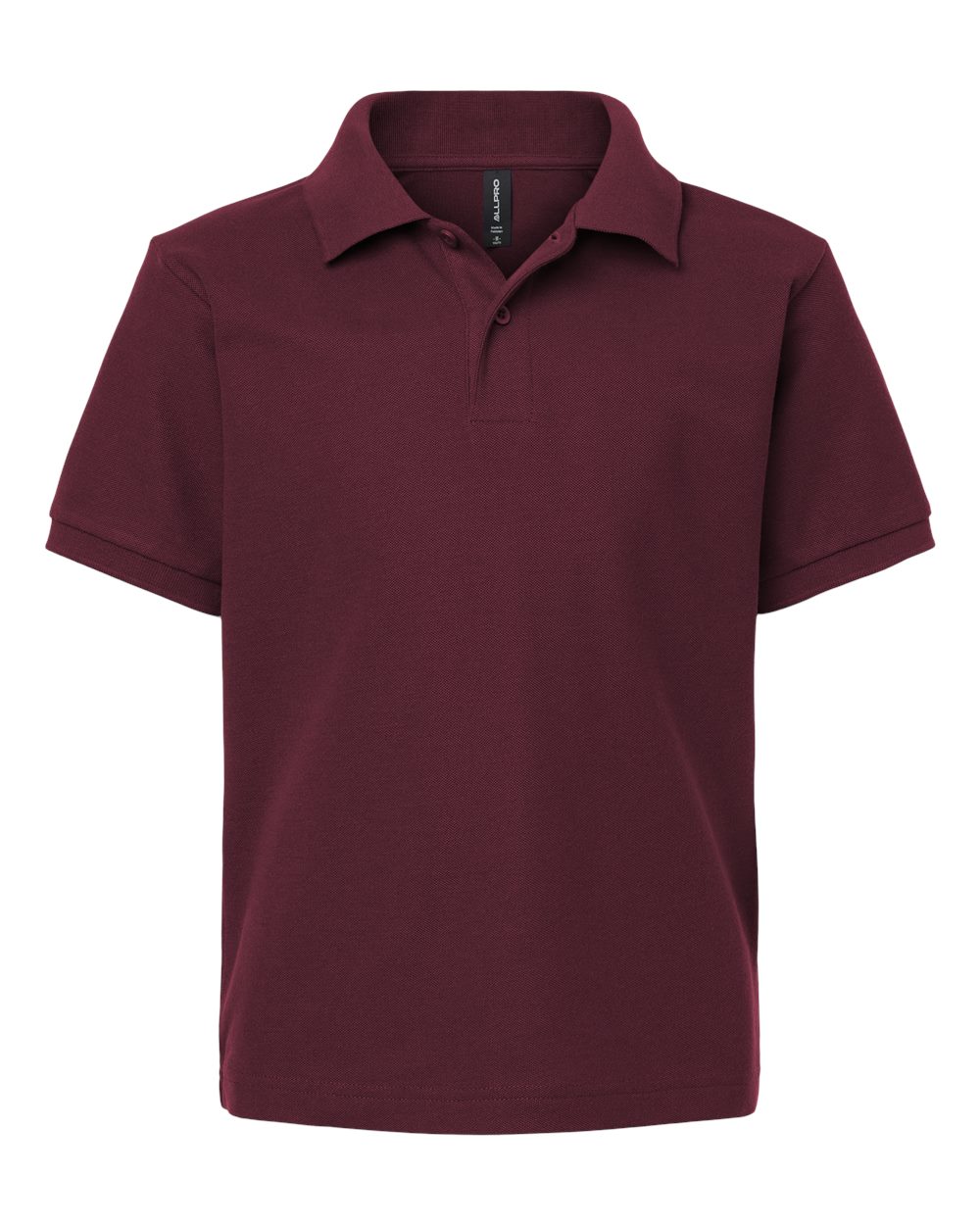 AllPro Youth Pique Polo. 62800Y - Maroon