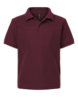 AllPro Youth Pique Polo. 62800Y - Maroon