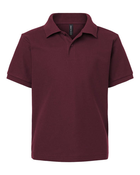 AllPro Youth Pique Polo. 62800Y - Maroon