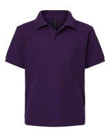 AllPro Youth Pique Polo. 62800Y - Purple