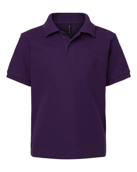 AllPro Youth Pique Polo. 62800Y - Purple