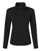 AllPro Women's Pro-Lock Performance Quarter-Zip Pullover. 41870L - Black