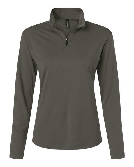AllPro Women's Pro-Lock Performance Quarter-Zip Pullover. 41870L - Charcoal
