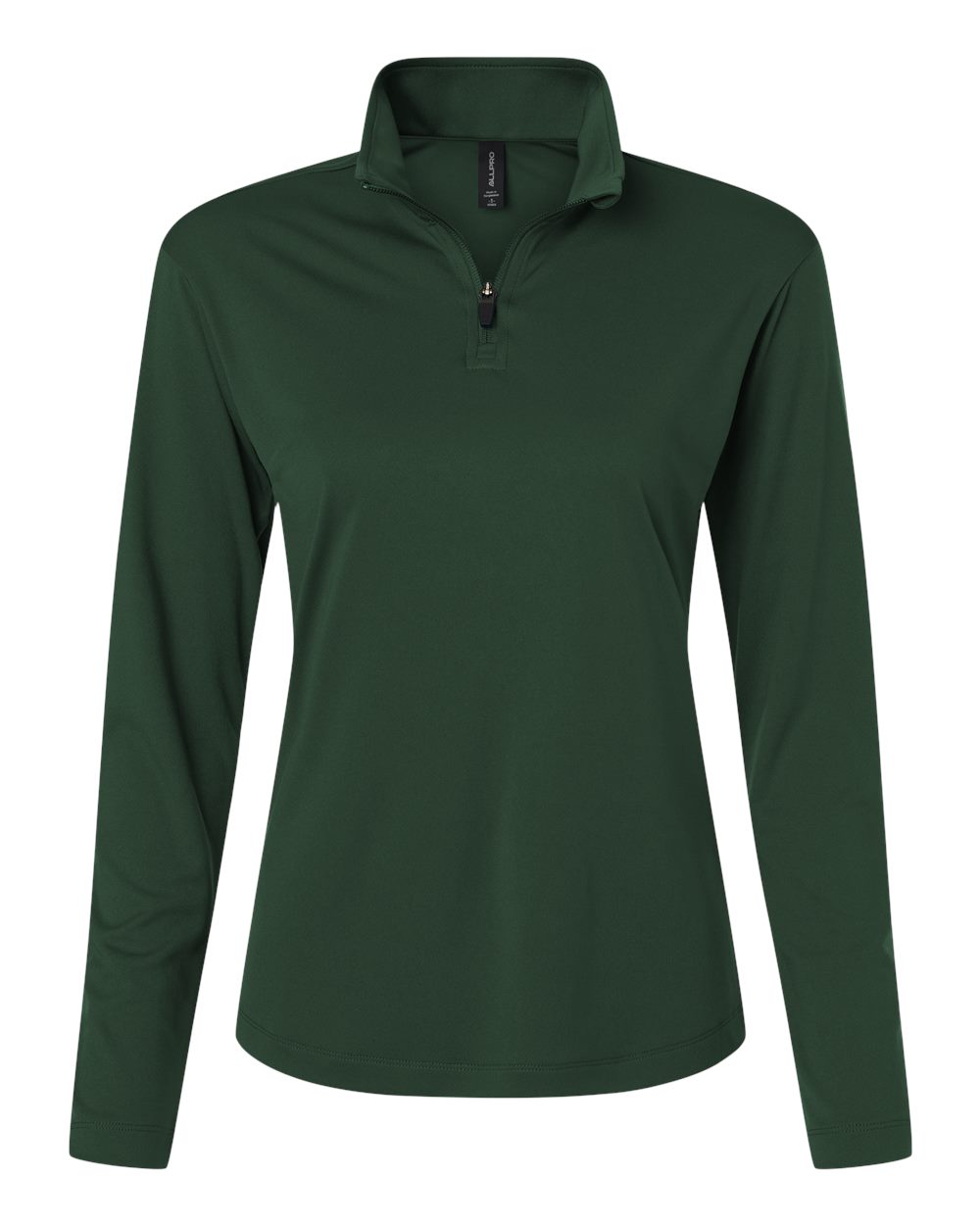 AllPro Women's Pro-Lock Performance Quarter-Zip Pullover. 41870L - Forest Green