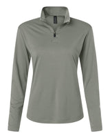 AllPro Women's Pro-Lock Performance Quarter-Zip Pullover. 41870L - Greystone