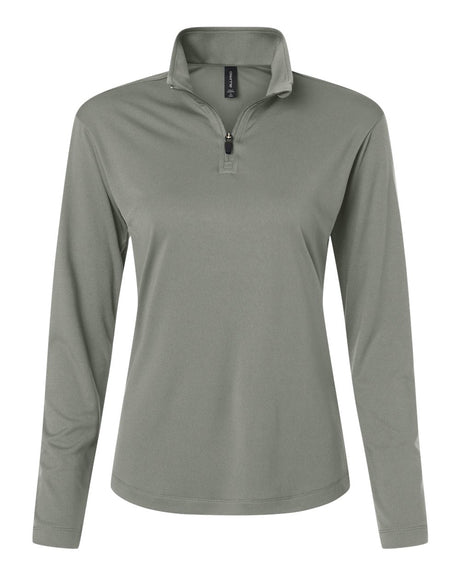 AllPro Women's Pro-Lock Performance Quarter-Zip Pullover. 41870L - Greystone