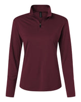 AllPro Women's Pro-Lock Performance Quarter-Zip Pullover. 41870L - Maroon