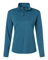 AllPro Women's Pro-Lock Performance Quarter-Zip Pullover. 41870L - Pacific Blue