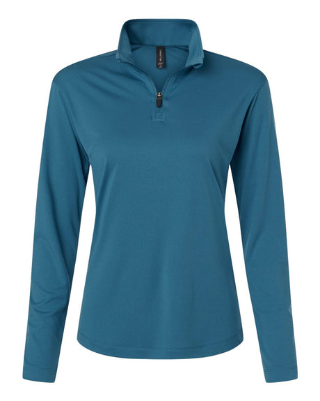 AllPro Women's Pro-Lock Performance Quarter-Zip Pullover. 41870L - Pacific Blue