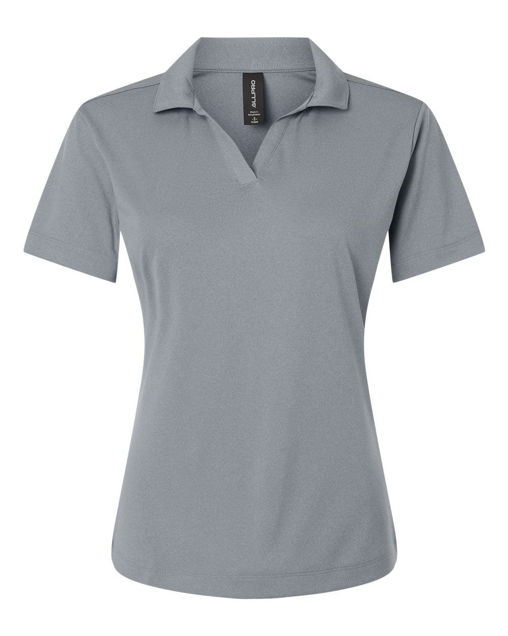 AllPro Women's Pro-Lock Performance Polo. 41800L - Heather Steel
