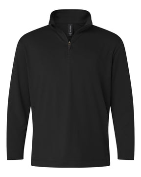 AllPro Youth Pro-Lock Performance Quarter-Zip Pullover. 41870Y - Black