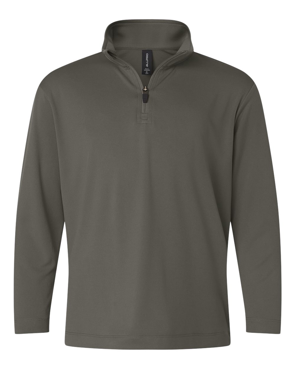 AllPro Youth Pro-Lock Performance Quarter-Zip Pullover. 41870Y - Charcoal