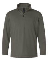 AllPro Youth Pro-Lock Performance Quarter-Zip Pullover. 41870Y - Charcoal