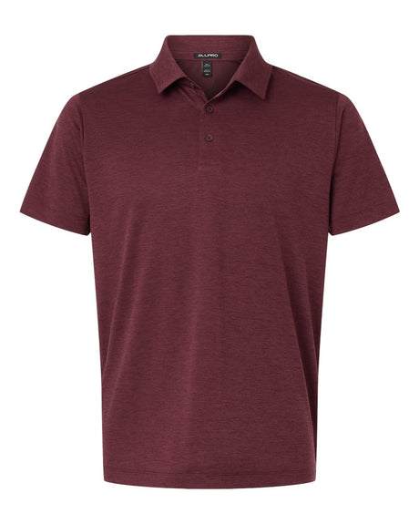 AllPro Men's Pro-Lock Performance Mélange Polo. 4HM00 - Maroon Melange