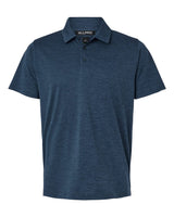 AllPro Men's Pro-Lock Performance Mélange Polo. 4HM00 - Navy Melange