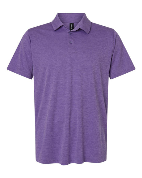 AllPro Men's Pro-Lock Performance Mélange Polo. 4HM00 - Violet Melange