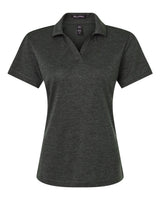 AllPro Women's Pro-Lock Performance Mélange Polo. 4HM00L - Black Melange