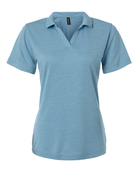 AllPro Women's Pro-Lock Performance Mélange Polo. 4HM00L - Cloud Blue Melange