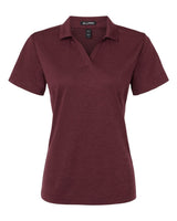 AllPro Women's Pro-Lock Performance Mélange Polo. 4HM00L - Maroon Melange