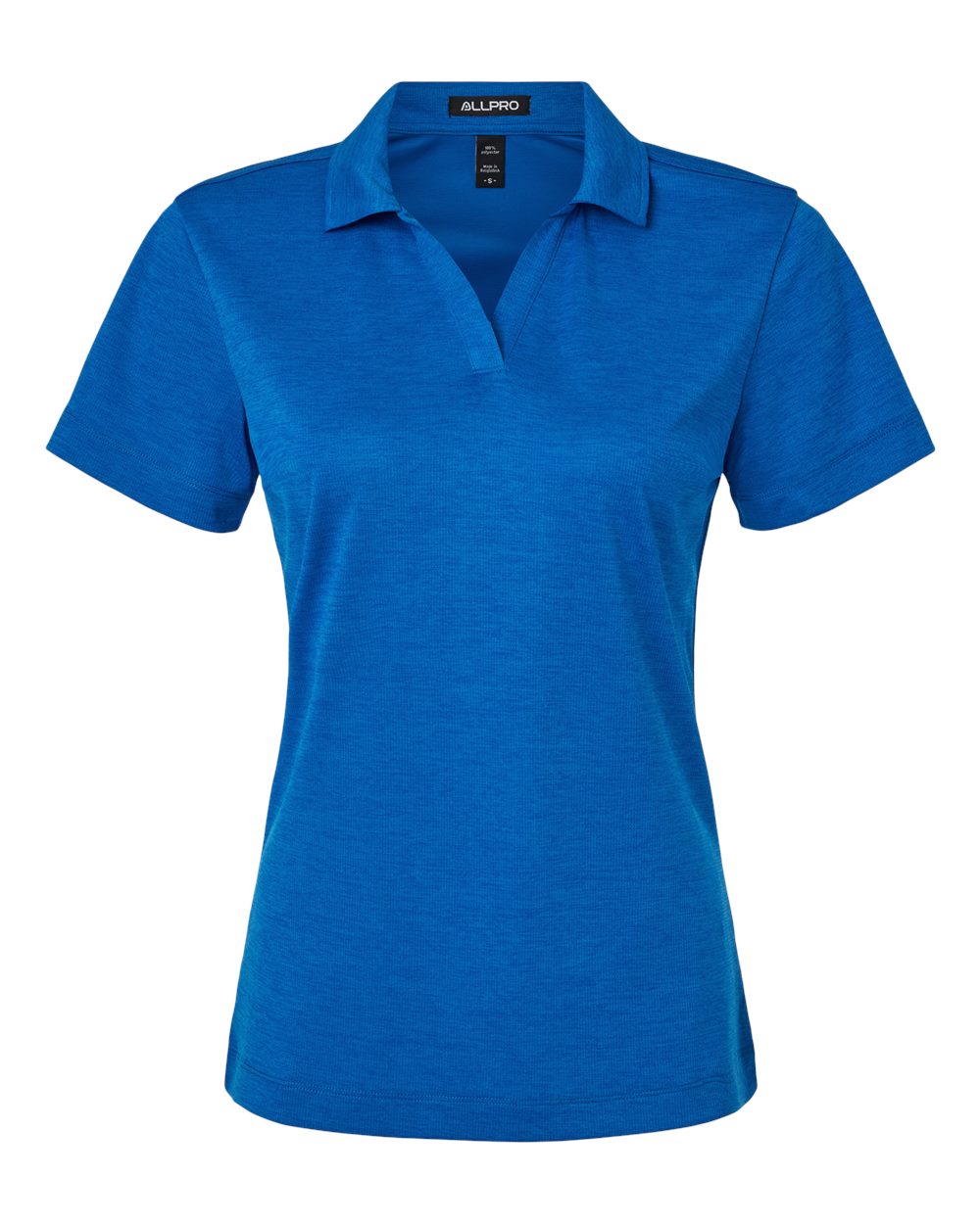 AllPro Women's Pro-Lock Performance Mélange Polo. 4HM00L - Royal Melange