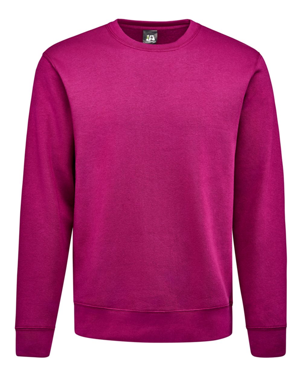J. America Unisex BTB Fleece Crewneck Sweatshirt. 8721 - Boysenberry