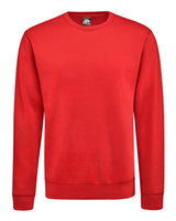 J. America Unisex BTB Fleece Crewneck Sweatshirt. 8721 - Red