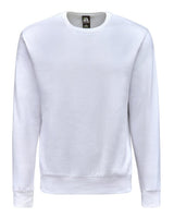 J. America Unisex BTB Fleece Crewneck Sweatshirt. 8721 - White
