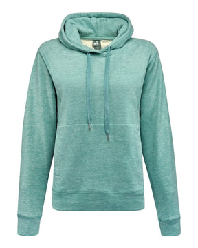 J. America Women's Electric Fleece Hooded Sweatshirt. 8742 - Electric Jade